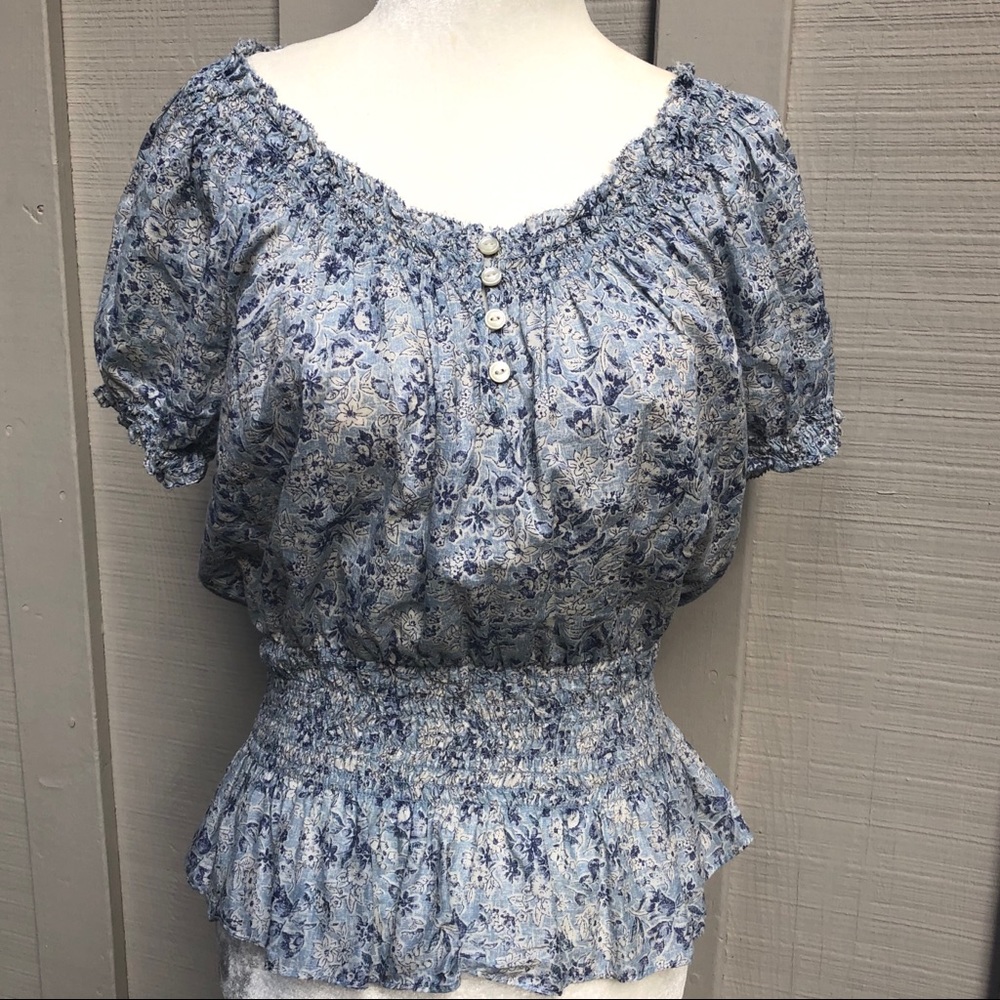 Ralph Lauren Boho Peasant Top
